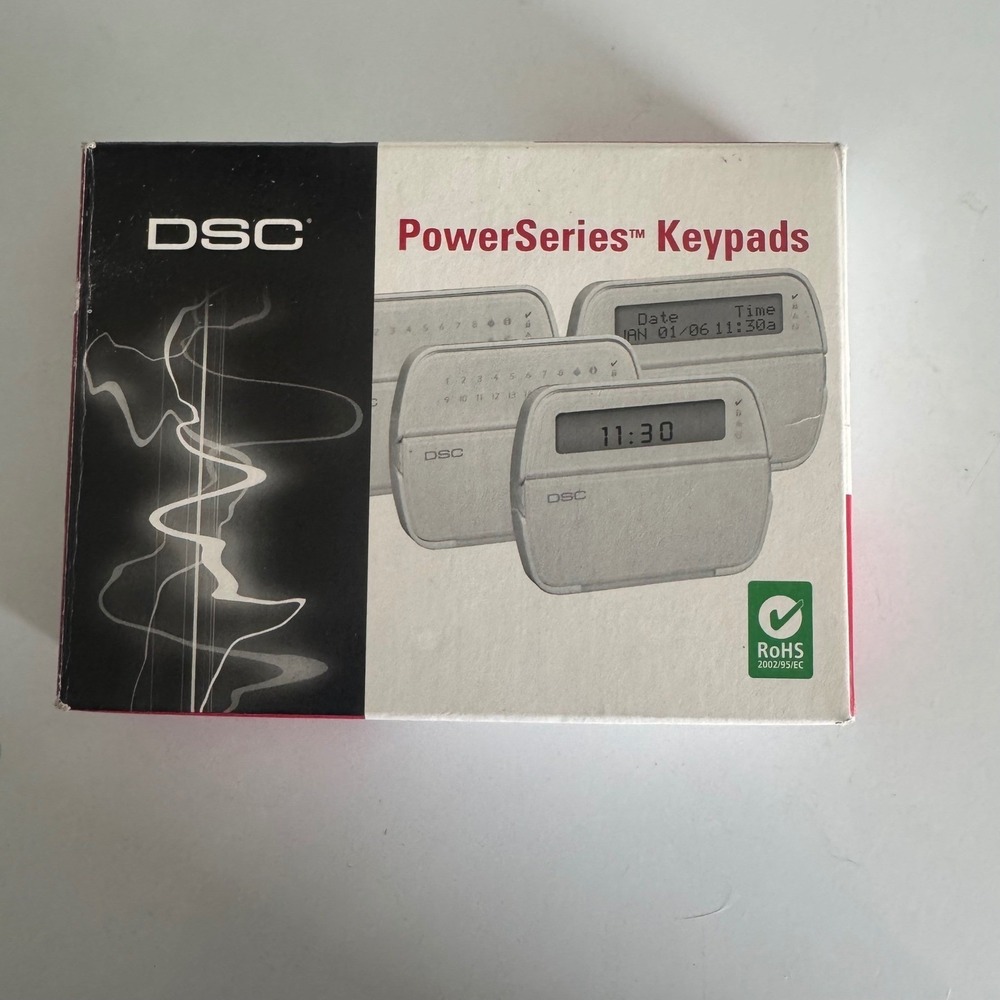 DSC PowerSeries PK5501 64-Zone Picture Icon LCD Alarm Keypad White NEW